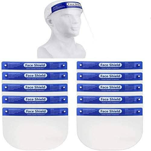 10-Pack: Face Protection Shields Face Masks & PPE - Tophatter Daily Deals