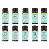 10-Pack: Fruity Fragrance Premium Aromatherapy Diffuser Oils Set For Candle & Soap Making Health & Wellness - Tophatter Daily Deals