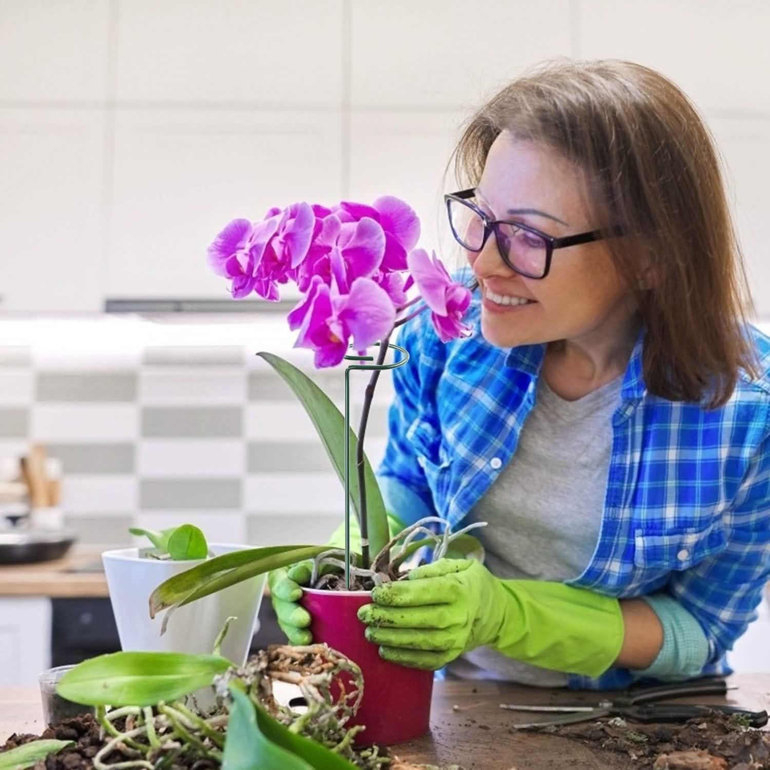 10-Pack: Plant Support Stake Garden & Patio - Tophatter Daily Deals