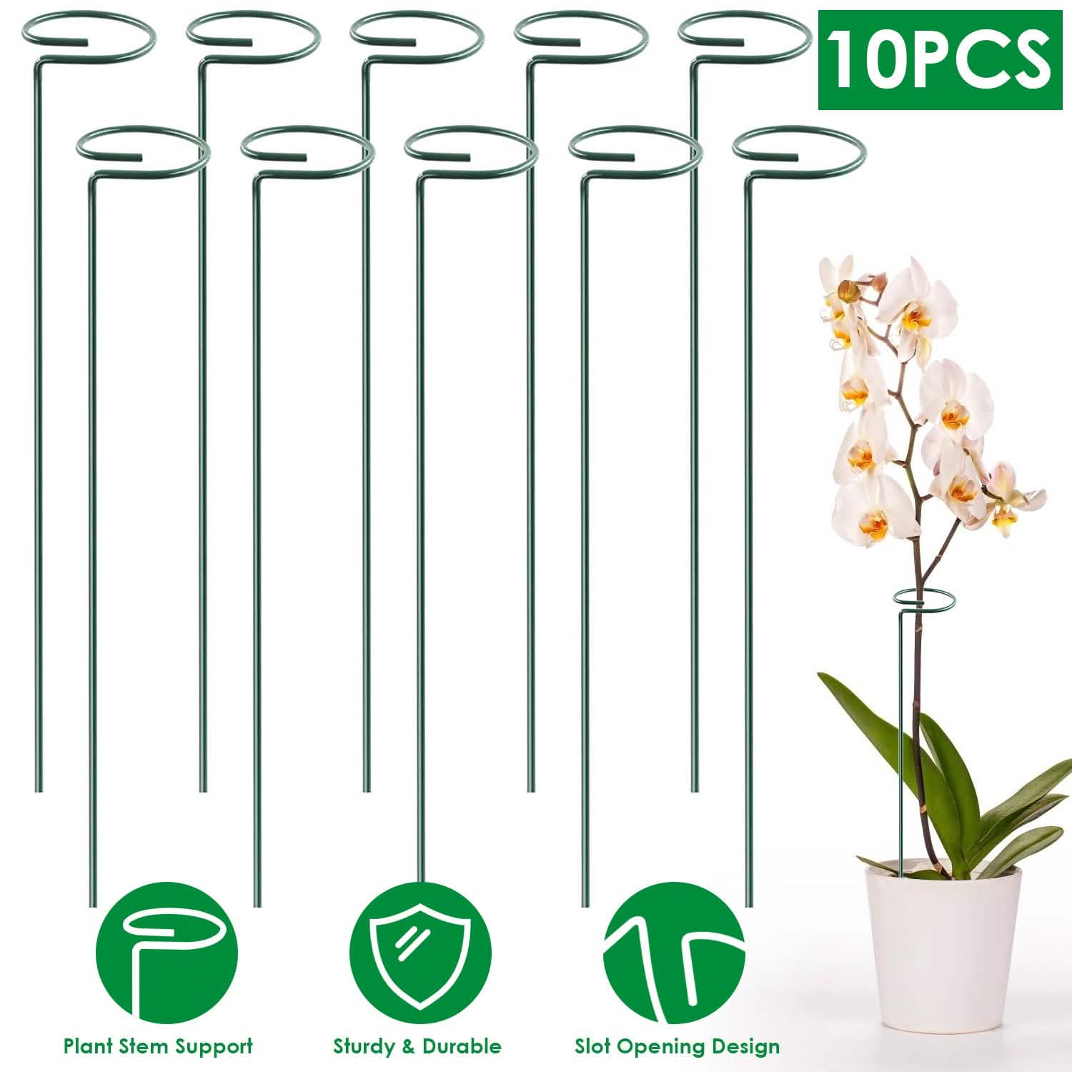 10-Pack: Plant Support Stake Garden & Patio - Tophatter Daily Deals