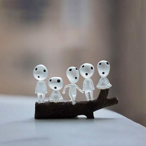 10-Pack: Princess Mononoke Luminous Studio Ghibli Resin Action Figurines Toys & Games - Tophatter Daily Deals