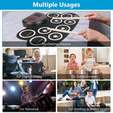 10 Pads Electric Drum Set Foldable Toys & Games - Tophatter Daily Deals
