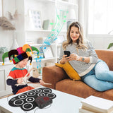 10 Pads Electric Drum Set Foldable Toys & Games - Tophatter Daily Deals
