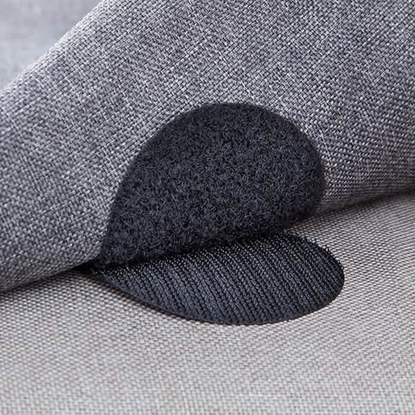 10-Pairs: Anti Curling Carpet Tape Rug Gripper Velcro Black Home Improvement - Tophatter Daily Deals