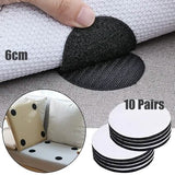 10-Pairs: Anti Curling Carpet Tape Rug Gripper Velcro Home Improvement - Tophatter Daily Deals