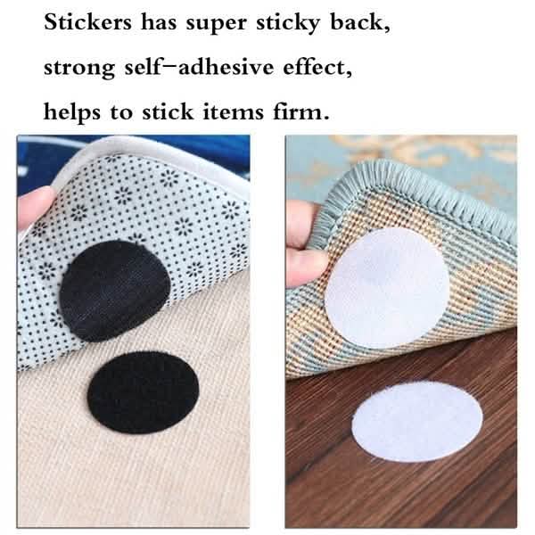 10-Pairs: Anti Curling Carpet Tape Rug Gripper Velcro Home Improvement - Tophatter Daily Deals