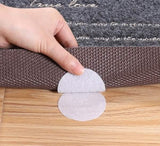 10-Pairs: Anti Curling Carpet Tape Rug Gripper Velcro White Home Improvement - Tophatter Daily Deals