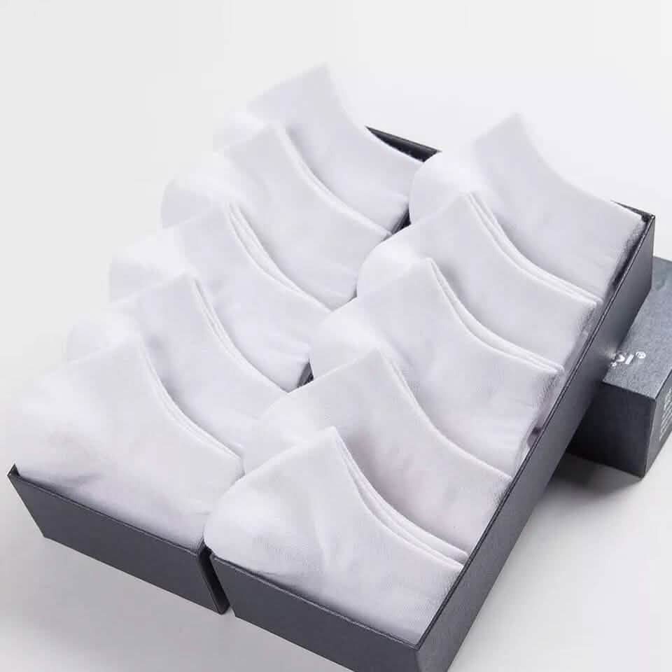 10-Pairs: Women's Solid Color Ankle Socks White Women's Socks & Hosiery - Tophatter Daily Deals