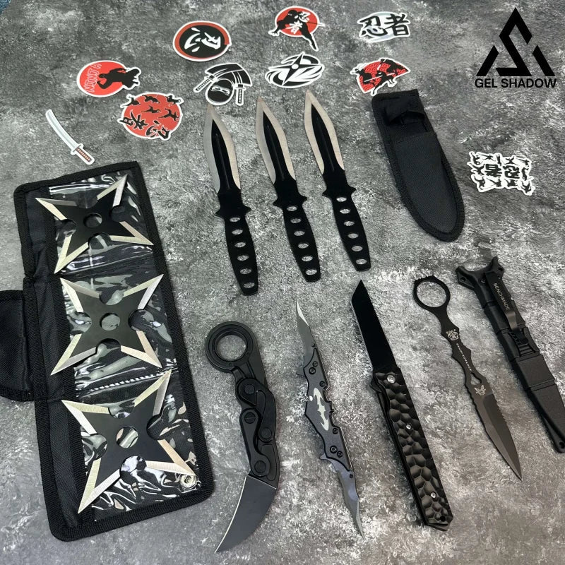 10 pcs Ninja Pack black Daily training Tool 10 pcs - Tophatter Daily Deals
