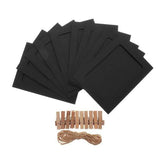 10-Piece: 3 Inch DIY Creative Wall Hanging Photo Frame Black Furniture & Decor - Tophatter Daily Deals