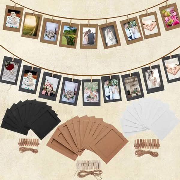 10-Piece: 3 Inch DIY Creative Wall Hanging Photo Frame Furniture & Decor - Tophatter Daily Deals