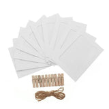 10-Piece: 3 Inch DIY Creative Wall Hanging Photo Frame White Furniture & Decor - Tophatter Daily Deals