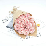 10-Piece: Artificial Flowers Chrysanthemum Ball Flowers Bouquet Light Pink Furniture & Decor - Tophatter Daily Deals
