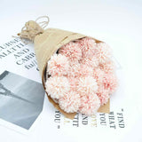 10-Piece: Artificial Flowers Chrysanthemum Ball Flowers Bouquet Pink Furniture & Decor - Tophatter Daily Deals