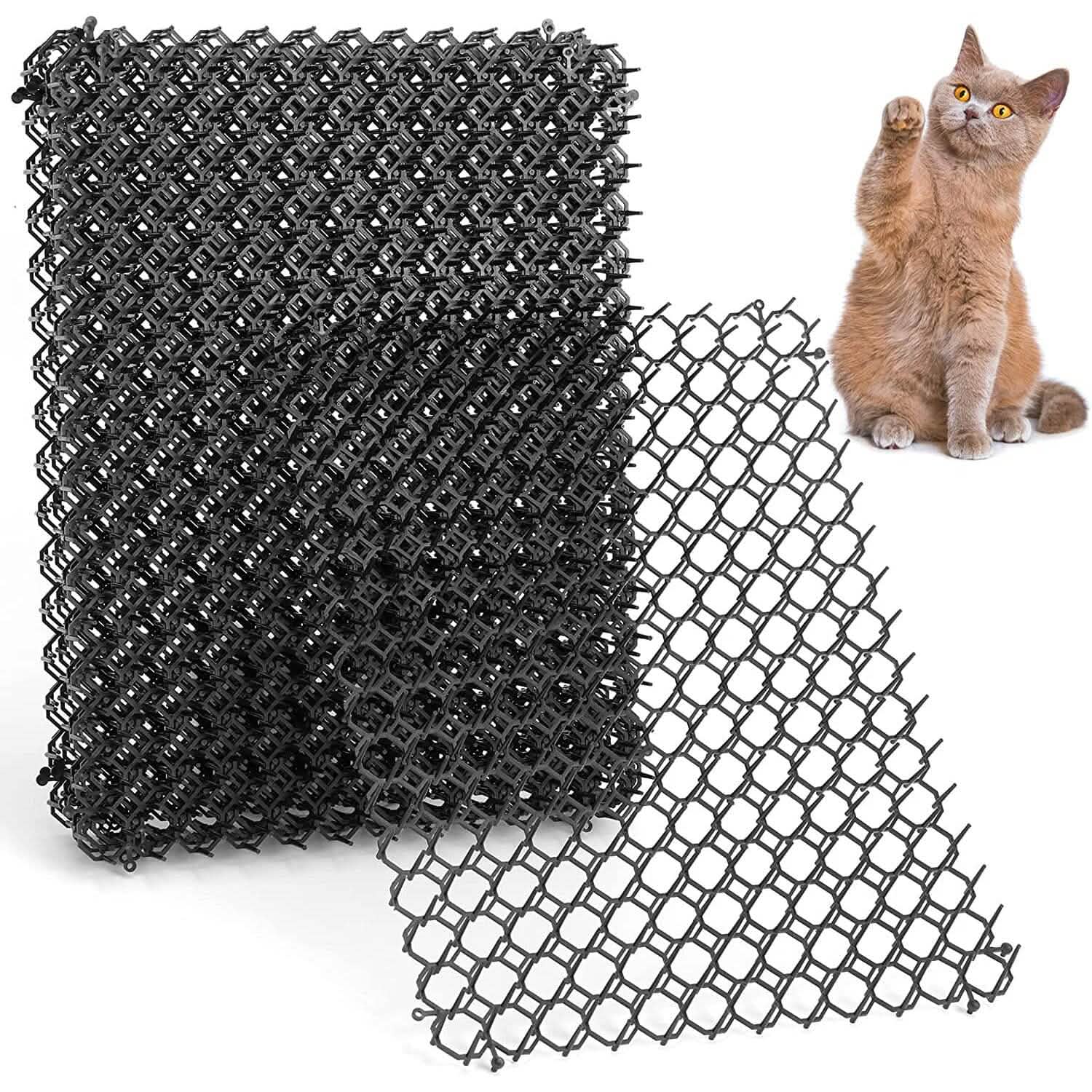 10-Piece: Cat Repellent Scat Mat with Spikes Pet Supplies - Tophatter Daily Deals