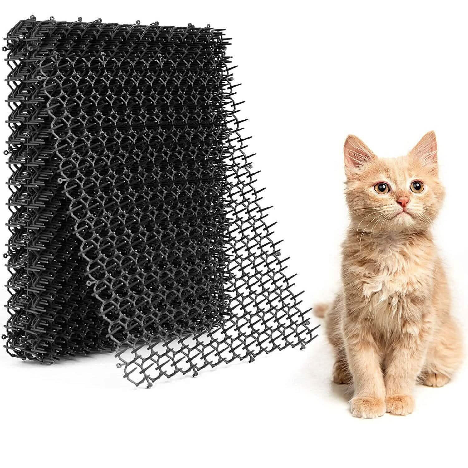 10-Piece: Cat Repellent Scat Mat with Spikes Pet Supplies - Tophatter Daily Deals