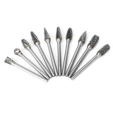 10-Piece: Double Cut Carbide Rotary Die Grinder Bit Set Home Improvement - Tophatter Daily Deals
