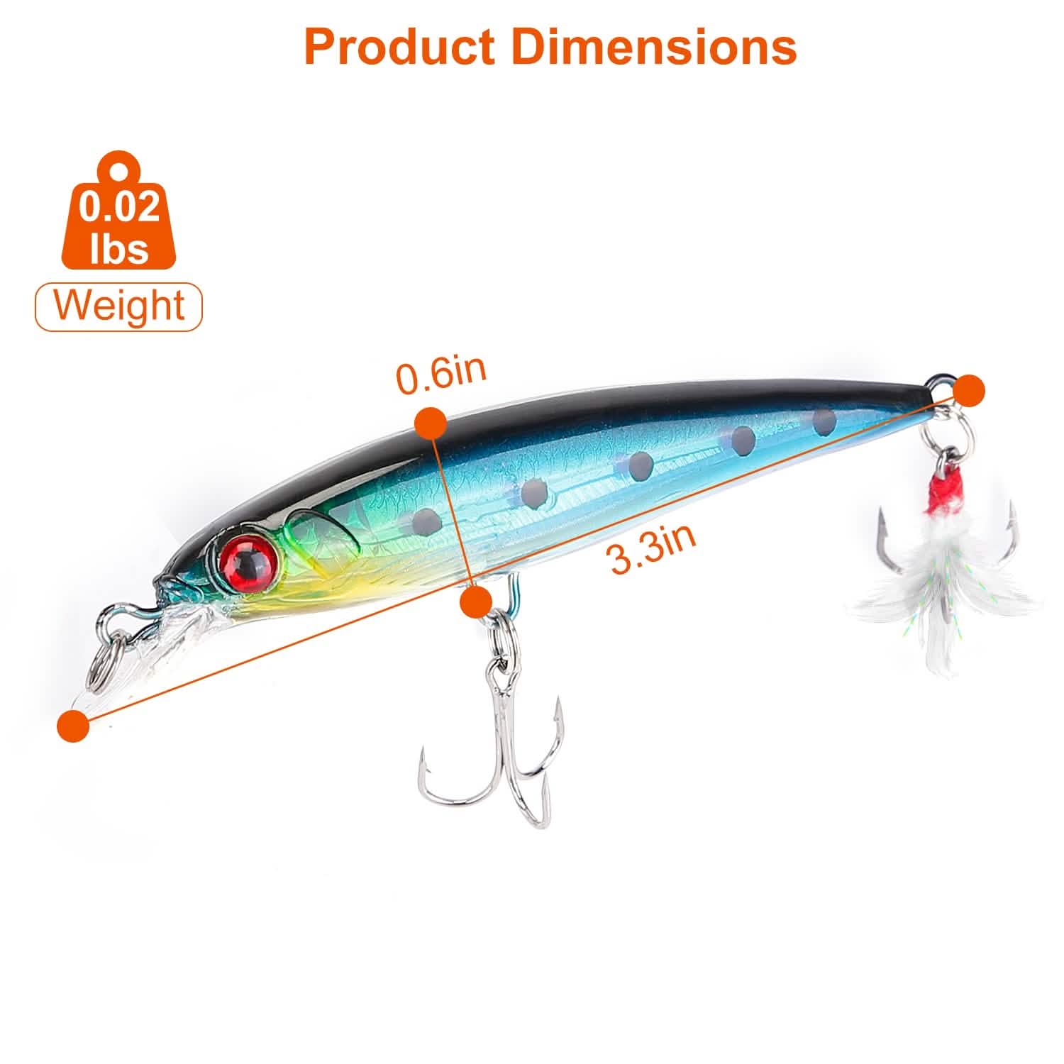 10-Piece: Fishing Lures Kit Outdoor Recreation - Tophatter Daily Deals