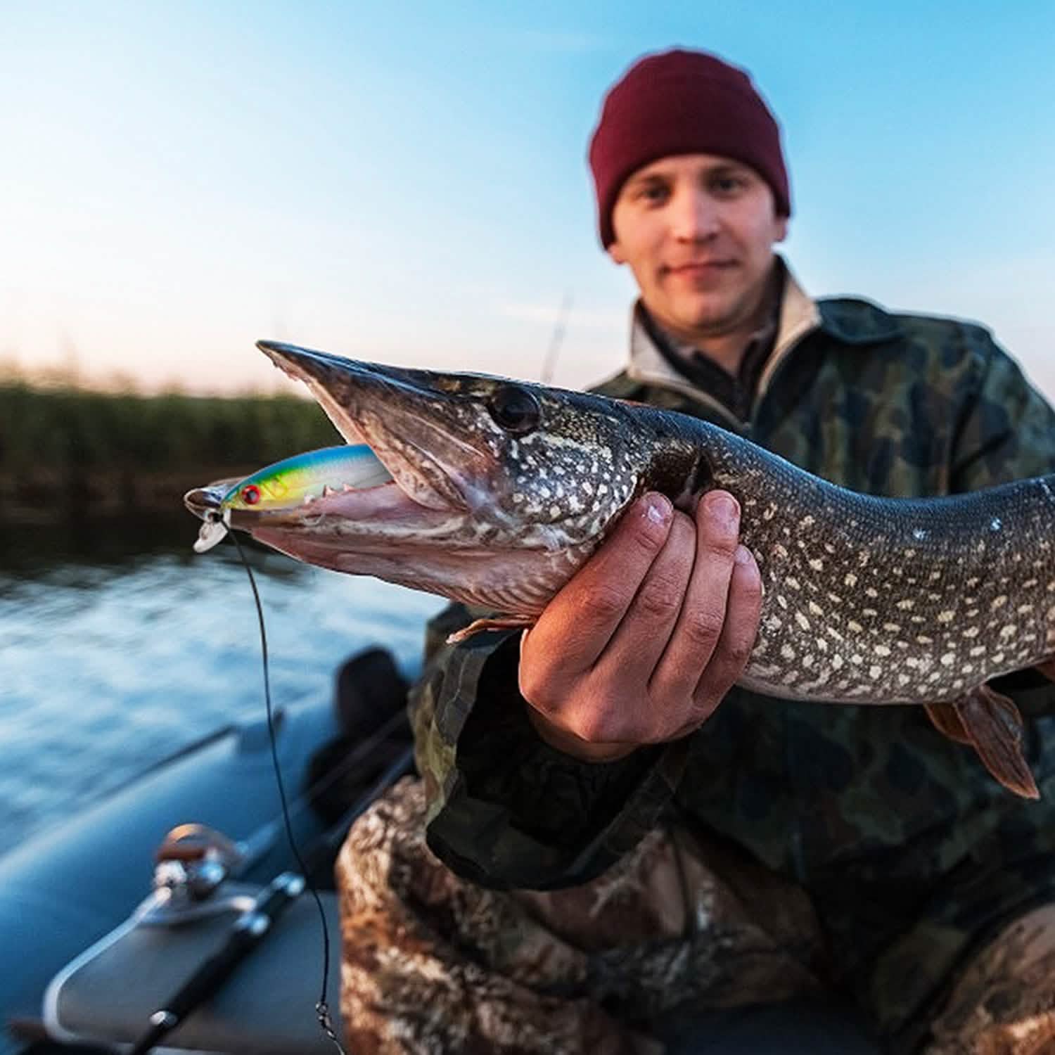 10-Piece: Fishing Lures Kit Outdoor Recreation - Tophatter Daily Deals