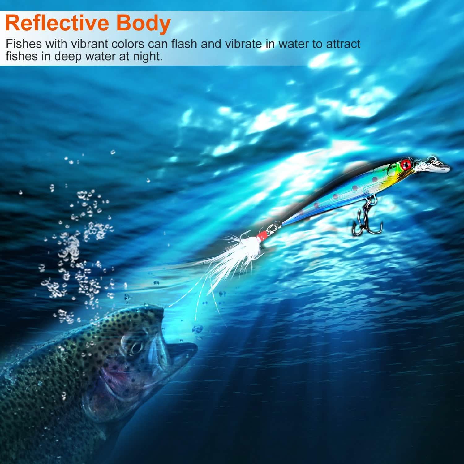 10-Piece: Fishing Lures Kit Outdoor Recreation - Tophatter Daily Deals