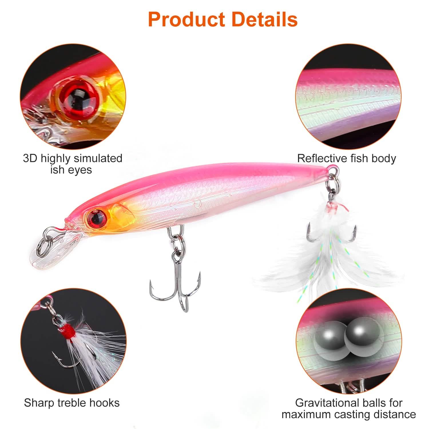 10-Piece: Fishing Lures Kit Outdoor Recreation - Tophatter Daily Deals
