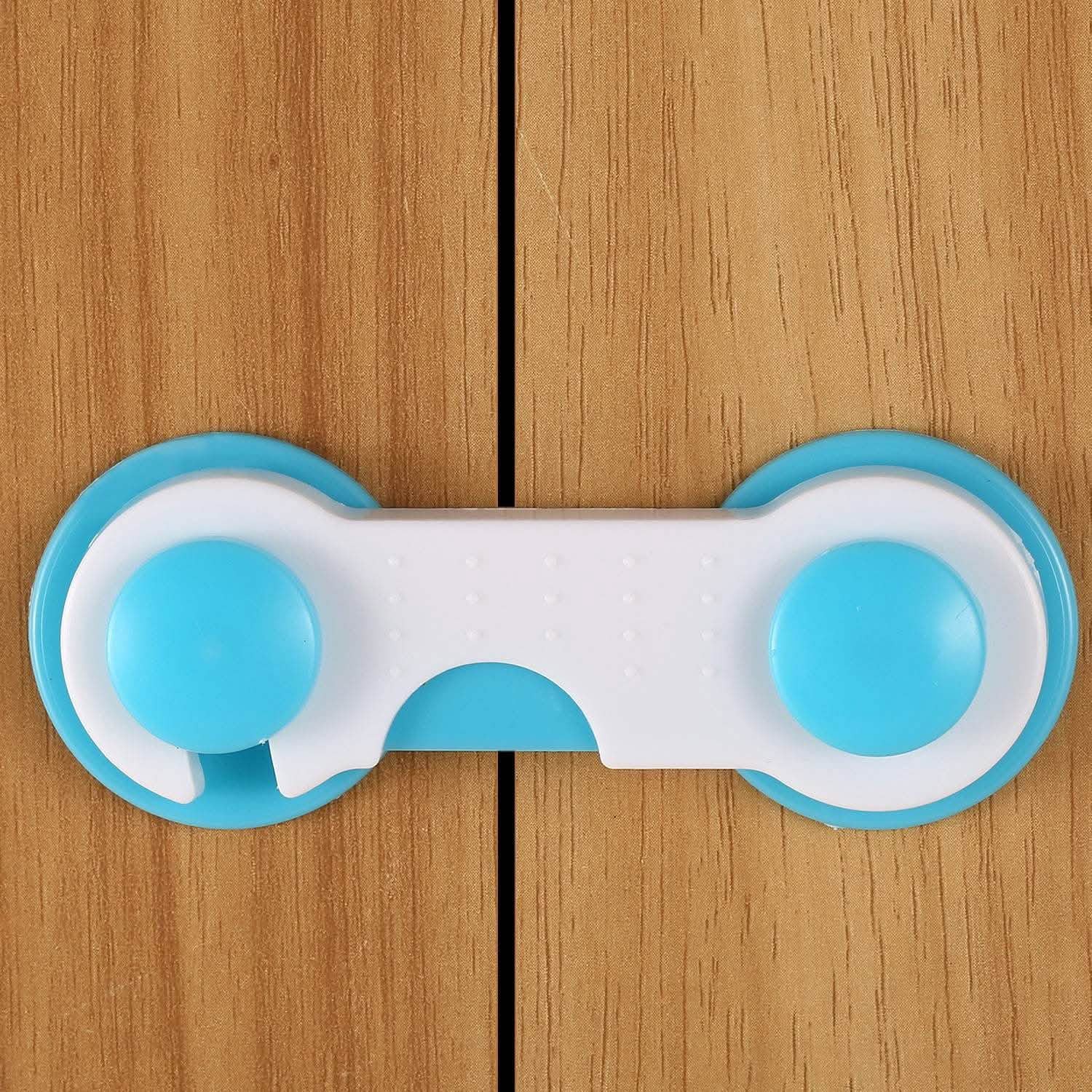 10-Piece: Kids Cabinet Strap Safety Locks Baby Gear - Tophatter Daily Deals