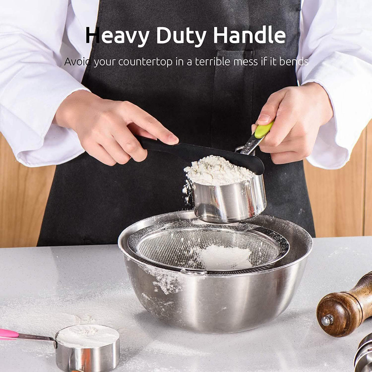 10-Piece: Measuring Cups and Spoons Set Kitchen Tools & Gadgets - Tophatter Daily Deals
