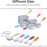 10-Piece: Measuring Cups and Spoons Set Kitchen Tools & Gadgets - Tophatter Daily Deals