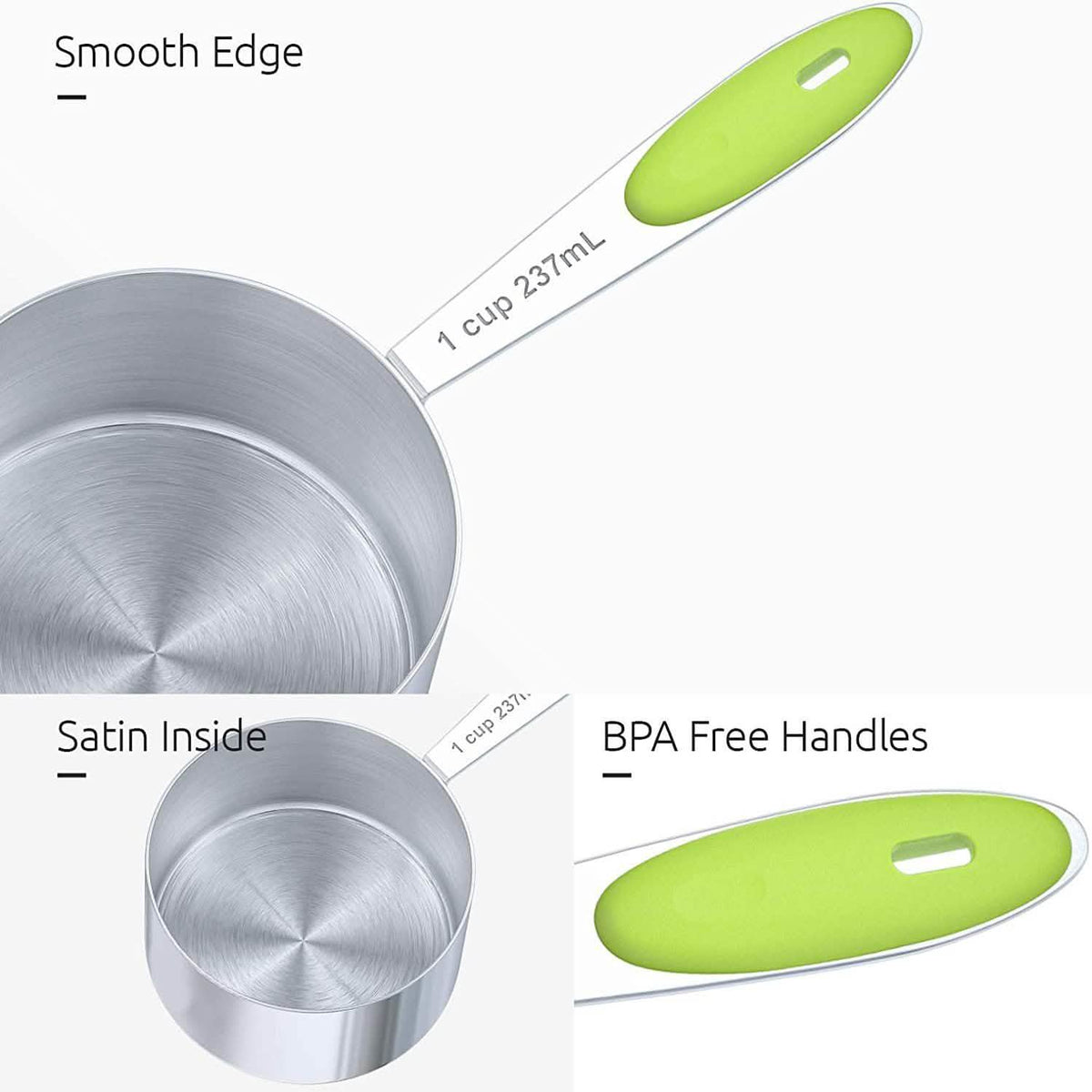 10-Piece: Measuring Cups and Spoons Set Kitchen Tools & Gadgets - Tophatter Daily Deals