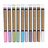 10-Piece: Metallic Paint Marker Pen Permanent School, Office & Art Supplies - Tophatter Daily Deals