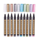 10-Piece: Metallic Paint Marker Pen Permanent School, Office & Art Supplies - Tophatter Daily Deals