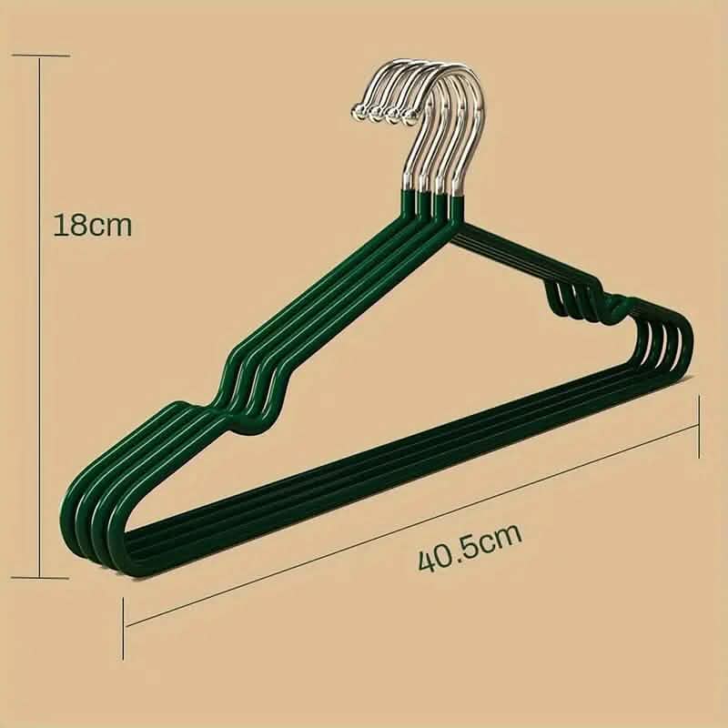 10-Piece: Non-Slip Clothes Hangers Set Storage & Organization - Tophatter Daily Deals