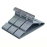 10-Piece: Non-Slip Clothes Hangers Set Gray Storage & Organization - Tophatter Daily Deals