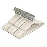 10-Piece: Non-Slip Clothes Hangers Set White Storage & Organization - Tophatter Daily Deals