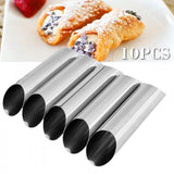 10-Piece: Non-Stick Buttercream Corner Danish Pastry Molds Kitchen Tools & Gadgets - Tophatter Daily Deals