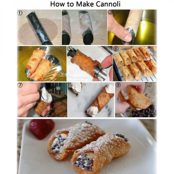 10-Piece: Non-Stick Buttercream Corner Danish Pastry Molds Kitchen Tools & Gadgets - Tophatter Daily Deals