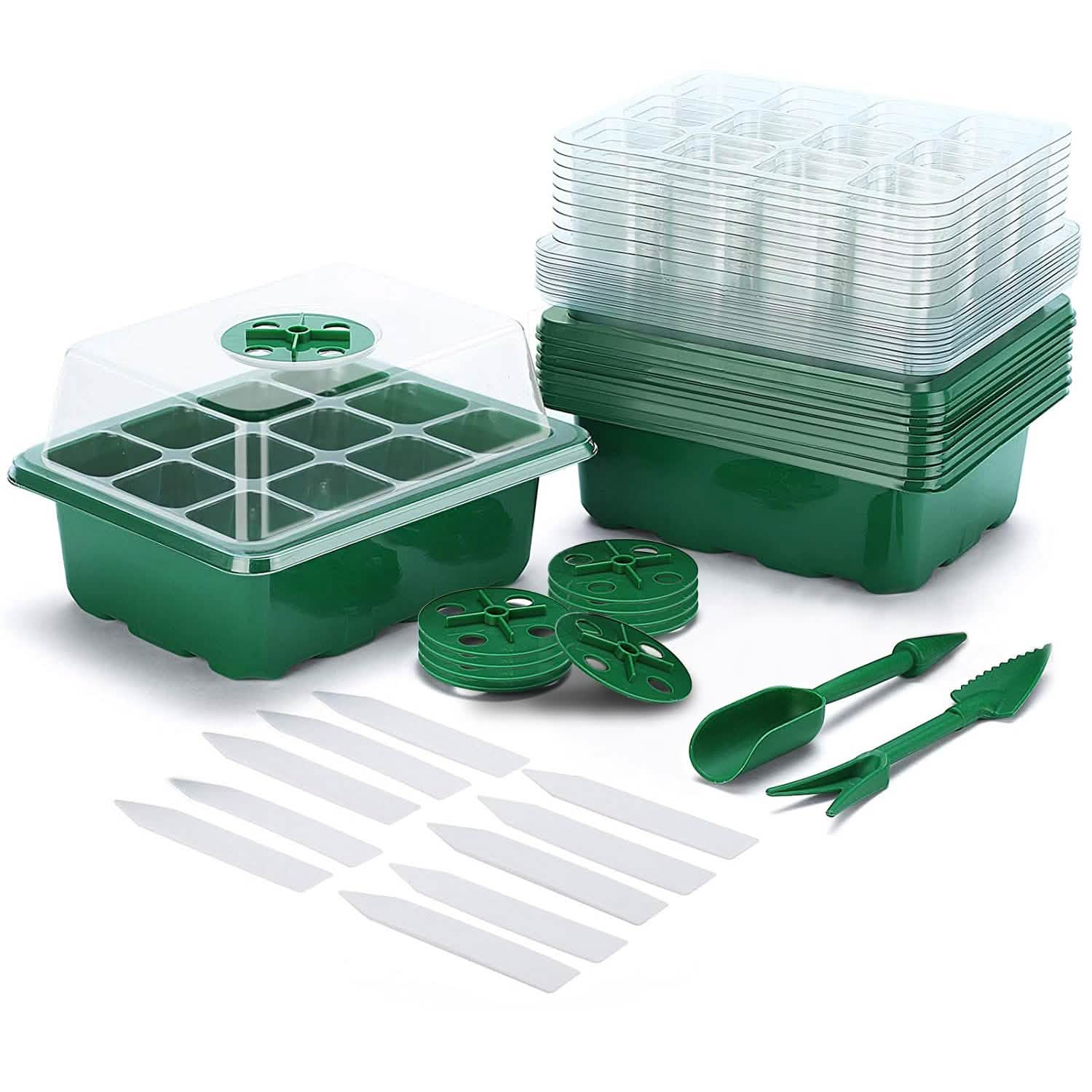 10-Piece: Reusable Seed Starter Tray Kit Garden & Patio - Tophatter Daily Deals