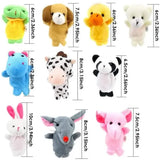 10-Piece Set: Cute Finger Puppets Baby Mini Plush Toys Toys & Games - Tophatter Daily Deals