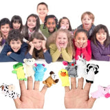 10-Piece Set: Cute Finger Puppets Baby Mini Plush Toys Toys & Games - Tophatter Daily Deals
