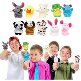 10-Piece Set: Cute Finger Puppets Baby Mini Plush Toys Toys & Games - Tophatter Daily Deals