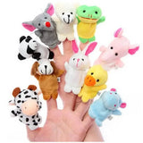 10-Piece Set: Cute Finger Puppets Baby Mini Plush Toys Toys & Games - Tophatter Daily Deals