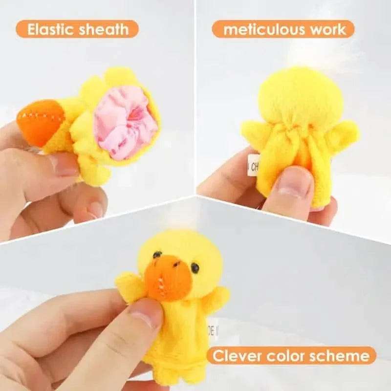 10-Piece Set: Cute Finger Puppets Baby Mini Plush Toys Toys & Games - Tophatter Daily Deals