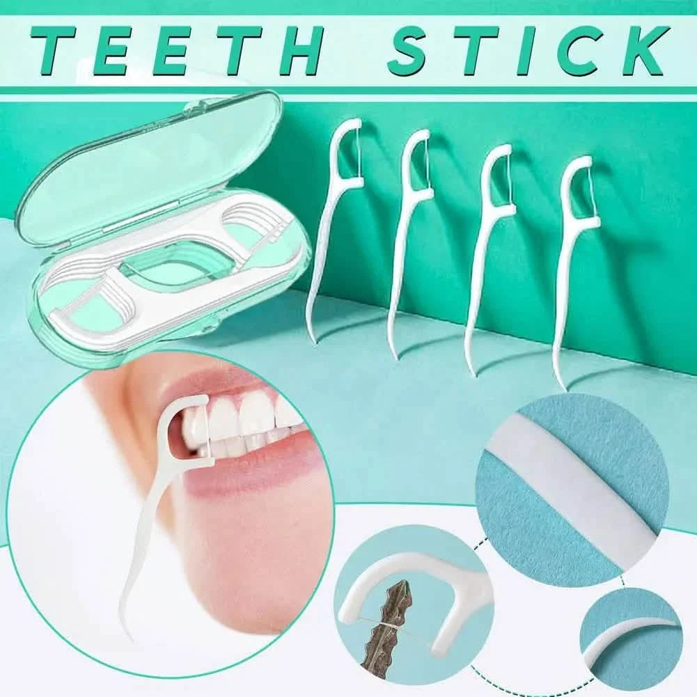 10-Piece Set: Dental Floss Travel Case-Floss Pick Beauty & Personal Care - Tophatter Daily Deals