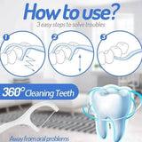 10-Piece Set: Dental Floss Travel Case-Floss Pick Beauty & Personal Care - Tophatter Daily Deals