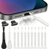 10-Piece Set: Mini Brush Set Anti-Clogging Shower Head, Phone, and Pore Cleaner Cleaning Brush - Tophatter Daily Deals