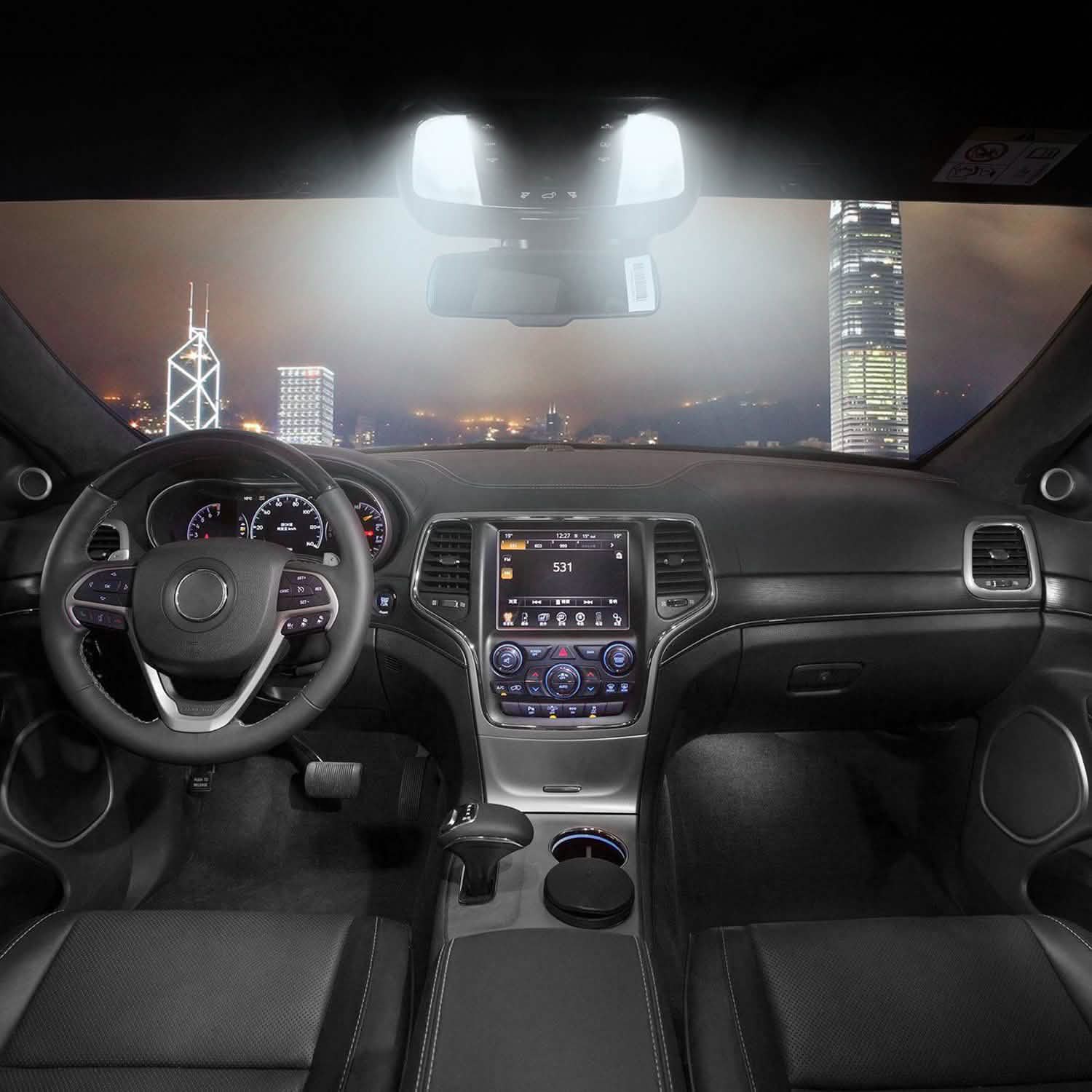 10-Piece: Xenon White Wedge Base LED Bulbs Automotive - Tophatter Daily Deals