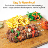 10-Pieces: 16" BBQ Skewers Kitchen Tools & Gadgets - Tophatter Daily Deals