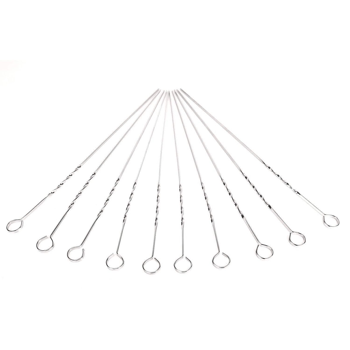 10-Pieces: 16" BBQ Skewers Kitchen Tools & Gadgets - Tophatter Daily Deals