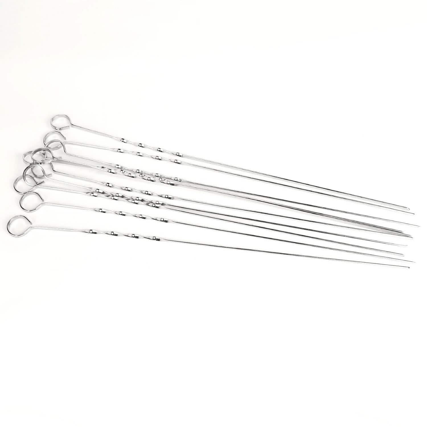 10-Pieces: 16" BBQ Skewers Kitchen Tools & Gadgets - Tophatter Daily Deals