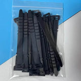 10-Pieces: 4.5 Inch Reusable Wire Ties Cord Organizer Straps Elastic Silicone Cord Organizer Black School, Office & Art Supplies - Tophatter Daily Deals